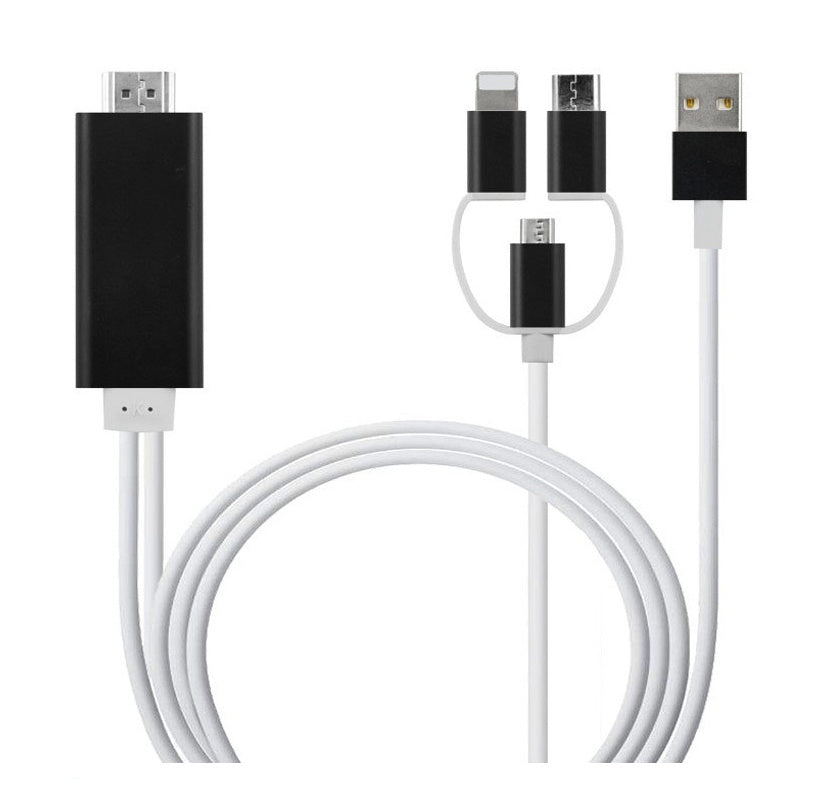 Type-C To HDMI Three In One Mobile Phone Projection Cable Type-C To HDMI Three In One Mobile Phone Projection Cable